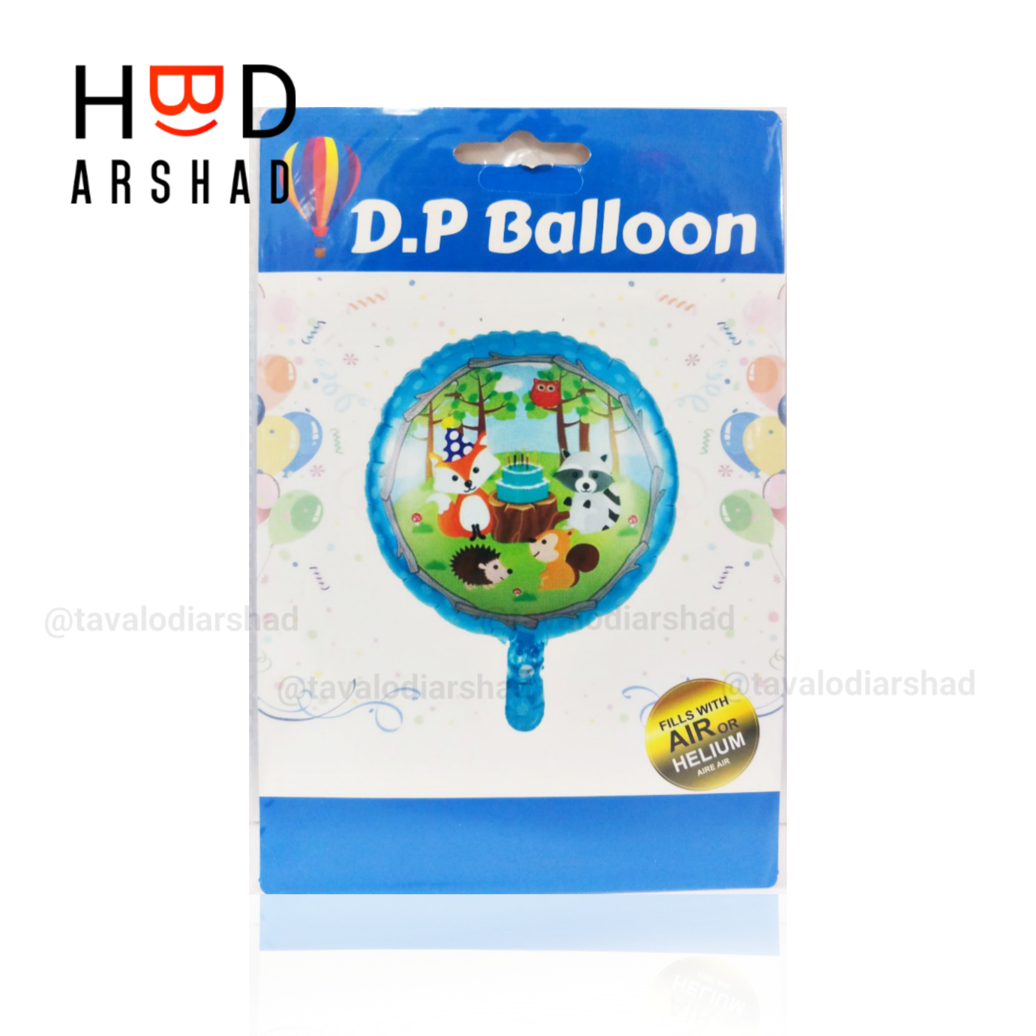 بادکنگ فویلی گرد حیوانات  جنگل